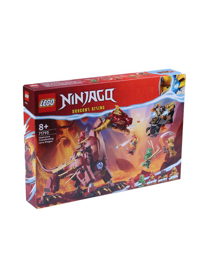 LEGO 71793 NINJAGO Heatwave Transformujący Smok Lawa p4 główny