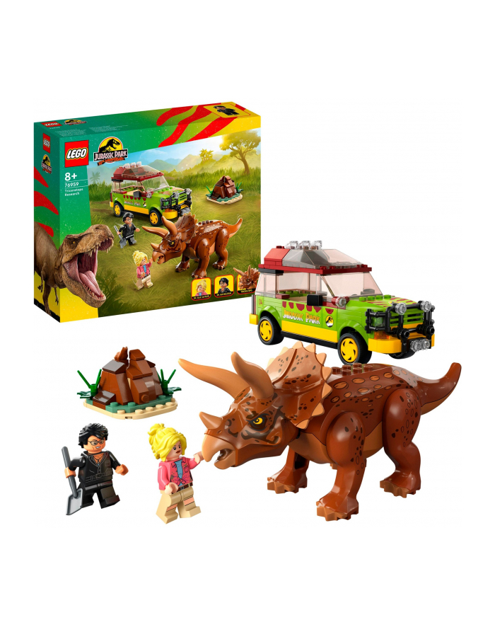 LEGO 76959 JURASSIC WORLD Badanie Triceratopsa p5 główny