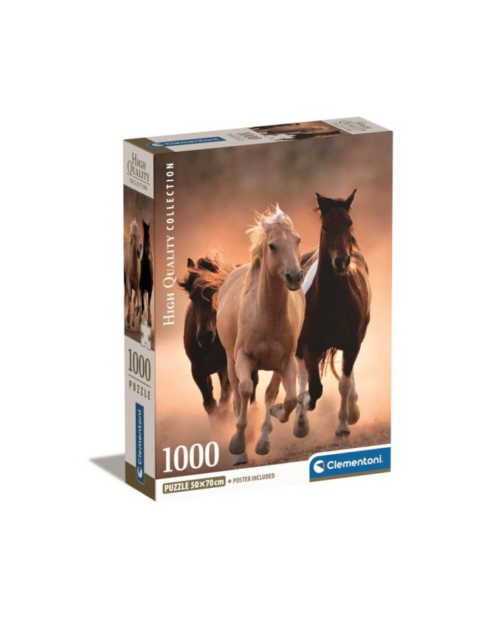 Clementoni Puzzle 1000el Konie w galopie 39771 główny