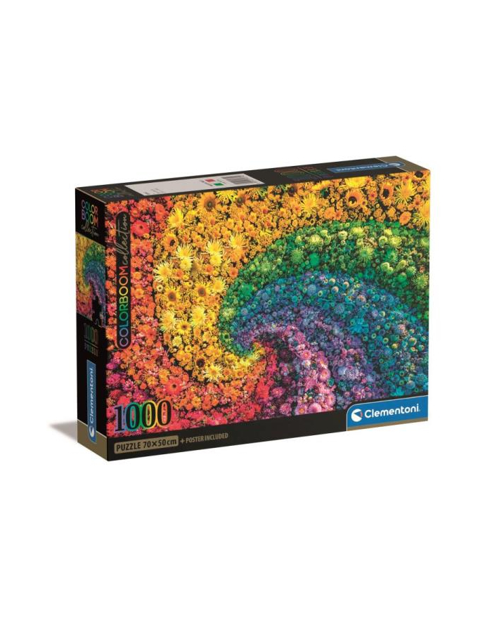 Clementoni Puzzle 1000el Colorboom Whirl 39779 główny