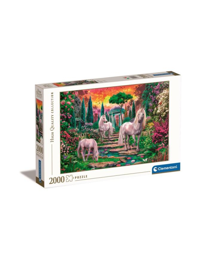 Clementoni Puzzle 2000el Ogród jednorożców 32575 główny