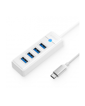 ORICO HUB USB-C 4X USB-A 31, BIAŁY