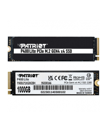 patriot Dysk SSD 1TB Viper P400 Lite 3500/2700MB/s PCIe M.2 Gen 4x4 NVMe1.4 nr 1