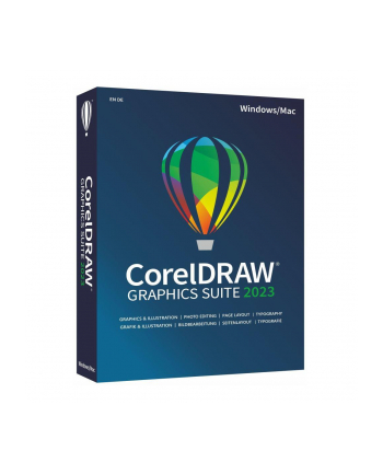 CorelDRAW Graphics Suite 2023 BOX WIN/MAC CDGS2023MLMB(wersja europejska)