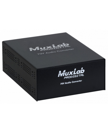 muxlab 70V Audio Converter (500755-70V) - obsługa systemów głośnikowych 70V