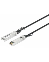 INTELLINET SFP+ 10G Passive DAC Twinax Cable SFP+ to SFP+ 1 m 3 ft. HPE-compatible Direct Attach Copper AWG 30 Black - nr 9