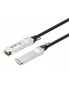INTELLINET QSFP+ 40G Passive DAC Twinax Cable QSFP+ to QSFP+ 1 m 3 ft. MSA-compliant Direct Attach Copper AWG 30 Black - nr 9