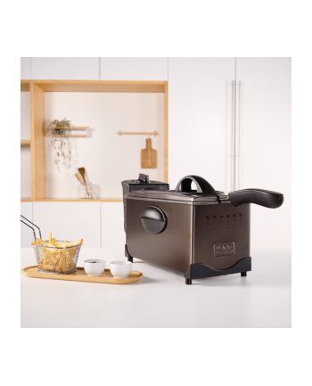 Frytownica olejowa Black+Decker BXDF1200E (2100W)