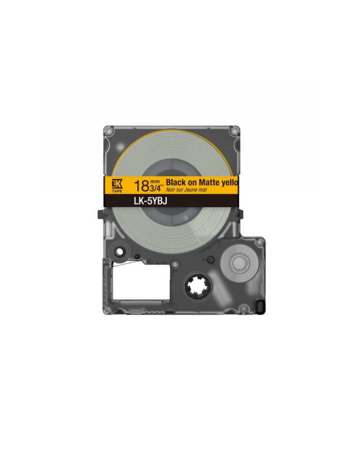 EPSON Matte Tape Yellow/Black 12mm 8m LK-4YBJ główny