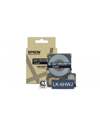 EPSON Matte Tape Navy/White 18mm 8m LK-5HWJ
