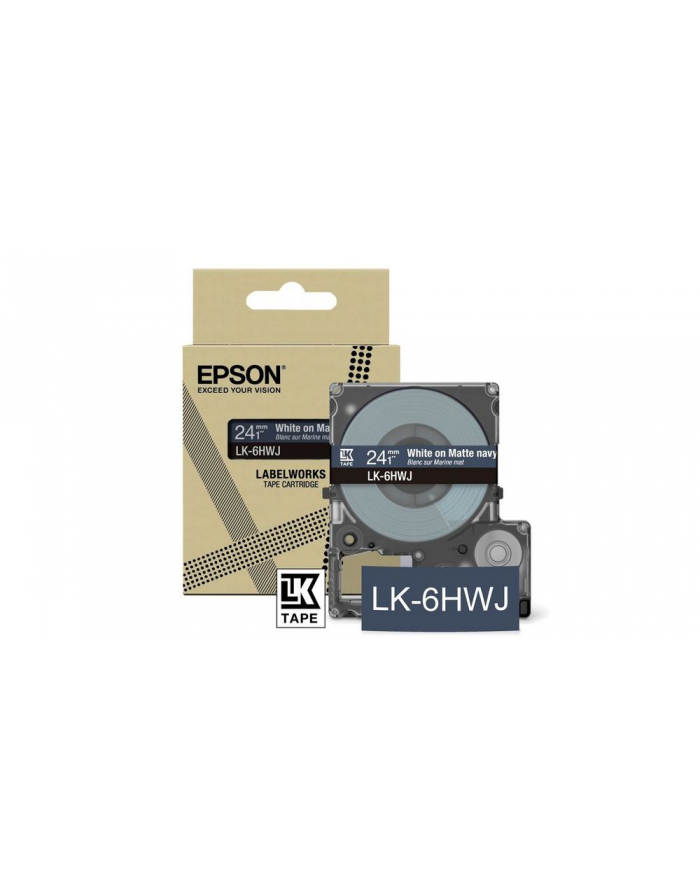 EPSON Matte Tape Navy/White 18mm 8m LK-5HWJ główny