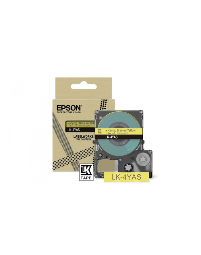 EPSON Colour Tape Yellow/Grey 12mm 8m LK-4YAS główny