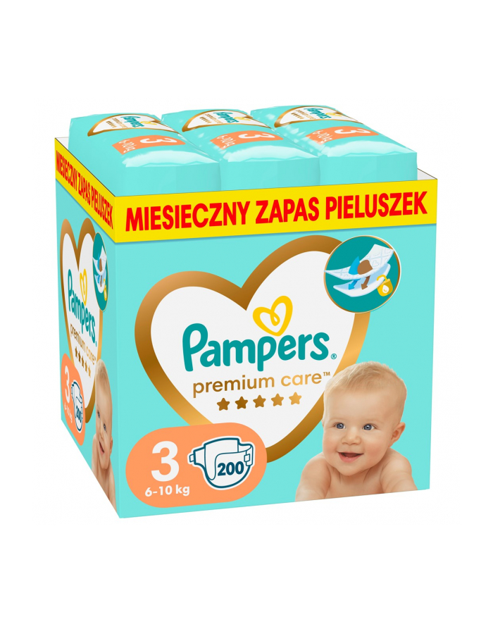 Pampers Pieluchy Premium Monthly Box S3 200 główny