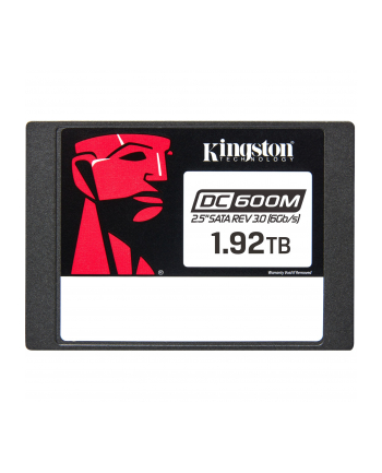 Dysk SSD Kingston DC600M 192TB SATA 25''; SEDC600M/1920G (DWPD 1)