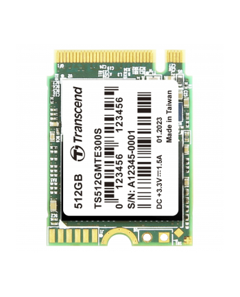 TRANSCEND 512GB M.2 2230 SSD PCIe Gen3x4 NVMe 3D TLC DRAM-less nr 1