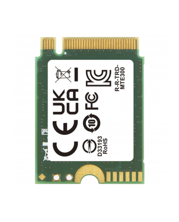 TRANSCEND 512GB M.2 2230 SSD PCIe Gen3x4 NVMe 3D TLC DRAM-less nr 2
