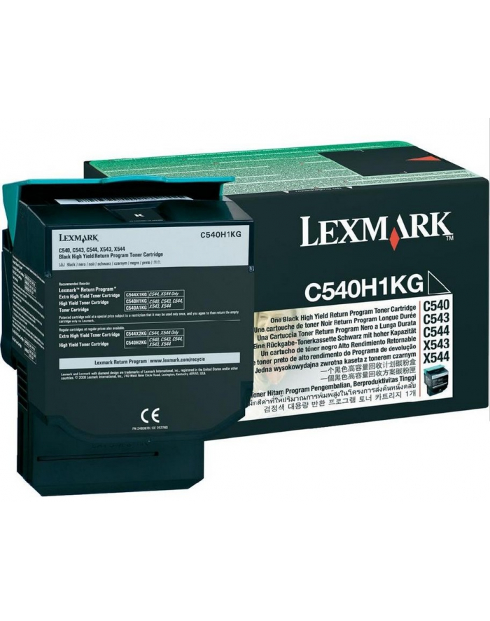 Lexmark Toner C540H1KG Black główny