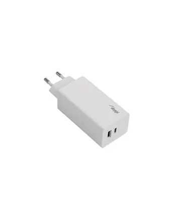 AKYGA Ładowarka sieciowa AK-CH-20 100W USB-C USB-A PD GaN 5-20V / 1.5-5A biała