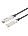 INTELLINET QSFP+ 40G Passive DAC Twinax Cable QSFP+ to QSFP+ 1 m 3 ft. MSA-compliant Direct Attach Copper AWG 30 Black - nr 1