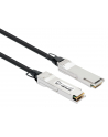 INTELLINET QSFP+ 40G Passive DAC Twinax Cable QSFP+ to QSFP+ 1 m 3 ft. MSA-compliant Direct Attach Copper AWG 30 Black - nr 4