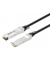 INTELLINET QSFP+ 40G Passive DAC Twinax Cable QSFP+ to QSFP+ 1 m 3 ft. MSA-compliant Direct Attach Copper AWG 30 Black - nr 9
