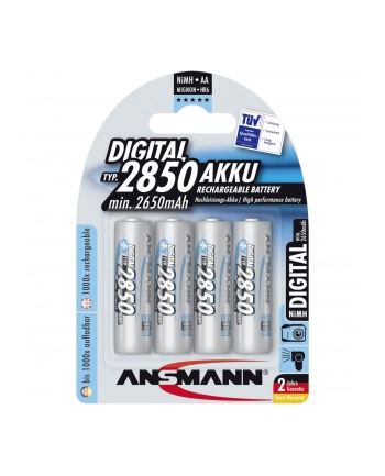 Akumulatorki NiMH 4xAA 2850mAh ANSMANN