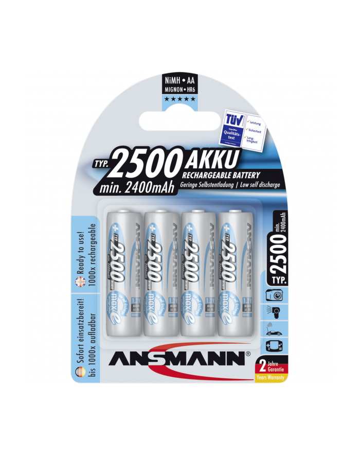 Akumulator maxe NiMH 4xAA 2500mAh główny