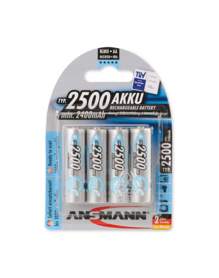 Akumulator maxe NiMH 4xAA 2500mAh główny