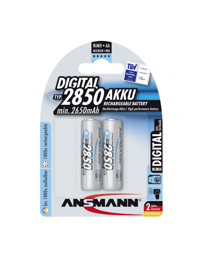 Akumulator NiMH 2xAA 2850mAh główny