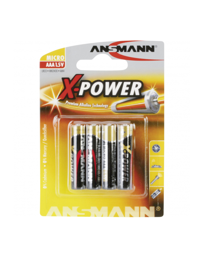 Bateria X-Power alkaliczna 4xAAA główny