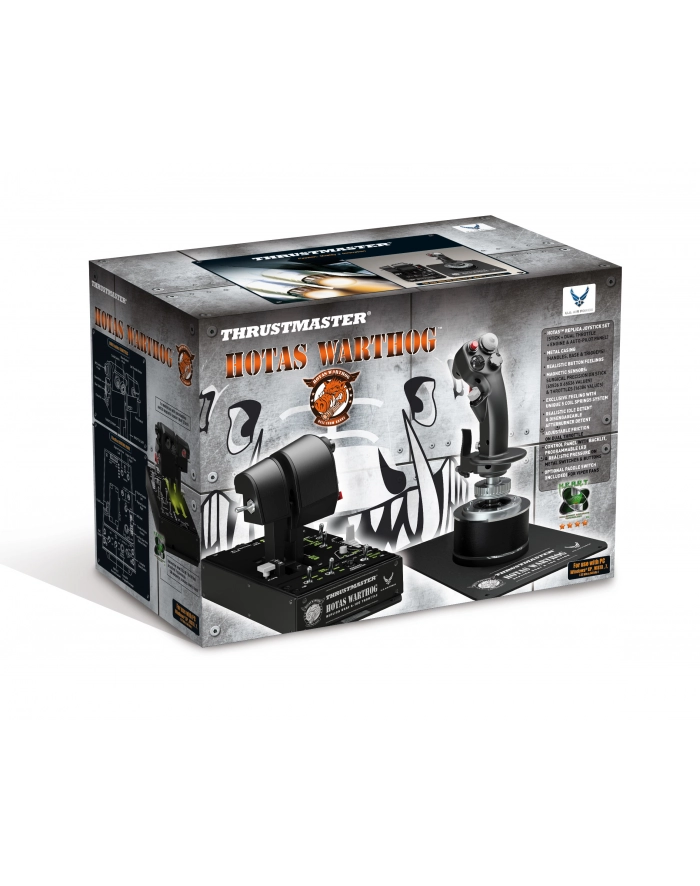 Joystick Thrustmaster Hotas Warthog PC (zestaw: joystick, przepustnica) / model: 2960720, kolor czarny główny