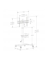 TECHLY Floor Trolley with Shelf for LCD / LED / Plasma TV 32-70inch - nr 12