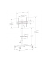 TECHLY Floor Trolley with Shelf for LCD / LED / Plasma TV 32-70inch - nr 3