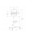 TECHLY Floor Trolley with Shelf for LCD / LED / Plasma TV 32-70inch - nr 8