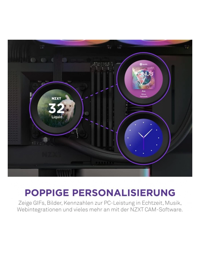 NZXT Chłodzenie wodne Kraken Elite 240 RGB LCD główny