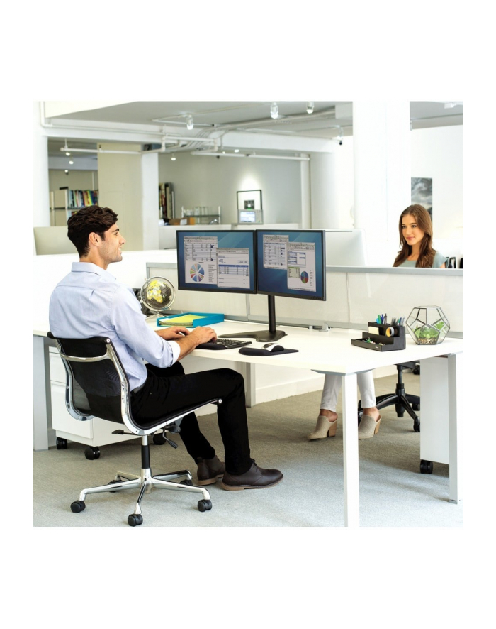 TECHLY Double Joint Monitor Arm for 2 Monitors 13-32inch with base główny