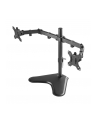 TECHLY Double Joint Monitor Arm for 2 Monitors 13-32inch with base - nr 9