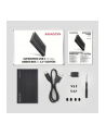 axagon EE25-GTR Obudowa zewnętrzna aluminiowa USB3.2 Gen 2 - SATA 6G 2.5' SSD/HDD - nr 44