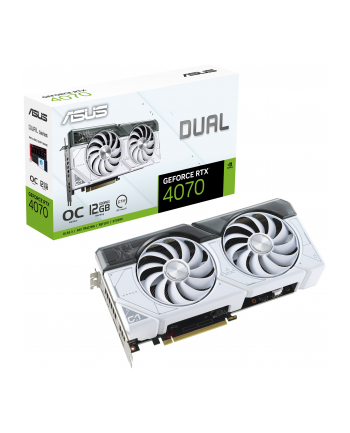 ASUS Dual GeForce RTX 4070 White OC Edition 12GB GDDR6X 1xHDMI 3xDP