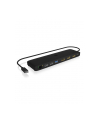 icybox Stacja dokująca IB-DK2116-C 12in1,HDMI,DP,LAN,USB - nr 40