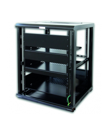 TECHLY Audio Video Rack Cabinet 19inch 15U 600x600 Black