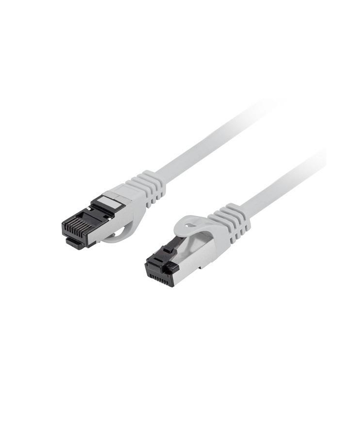 LANBERG patchcord kat.8.1 S/FTP LSZH CU 2m szary główny