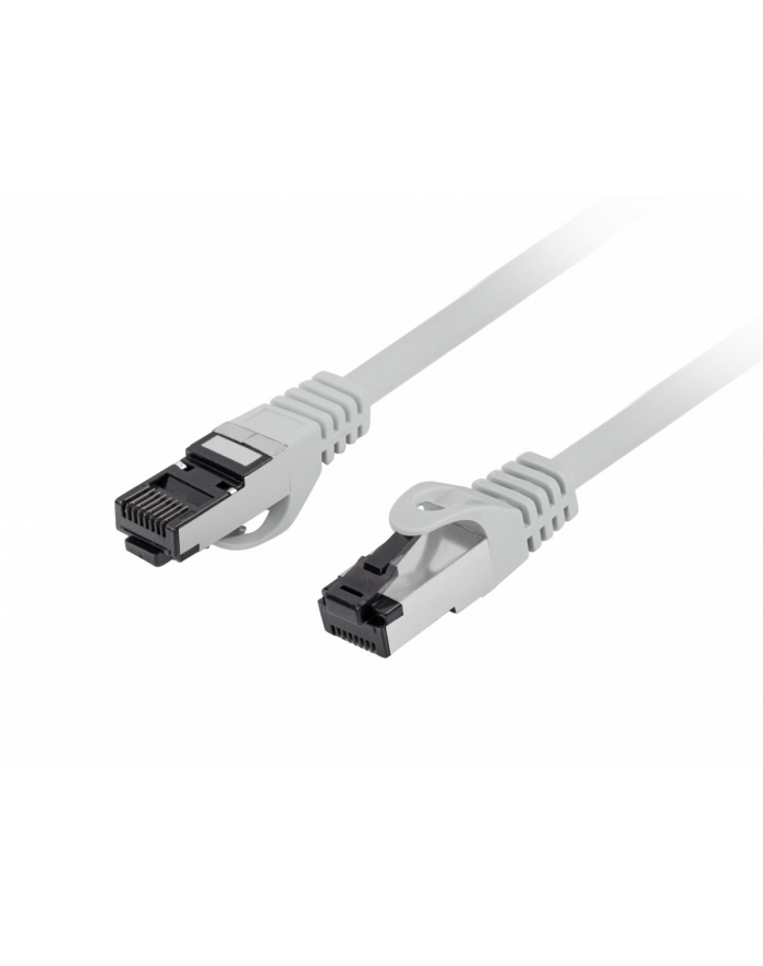 LANBERG patchcord kat.8.1 S/FTP LSZH CU 3m szary główny