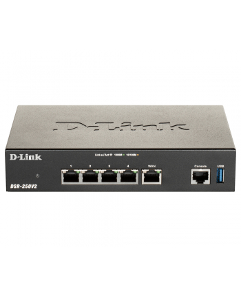 D-LINK Double-WAN Unified Services VPN Router 1 Gigabit WAN Port 3 Gigabit LAN Ports 1 Configurable Gigabit Port 950Mbps Firewall nr 1