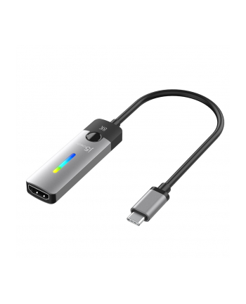 Xxx_J5Create JCA157 adapter kablowy 10 m USB Type-C HDMI Czarny, Szary (JCA157N)