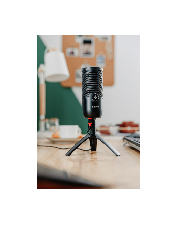 CHERRY UM 3.0 Czarny Mikrofon stołowy główny