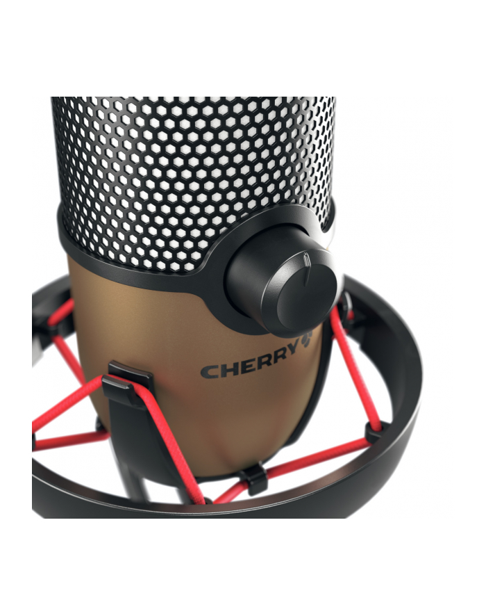 CHERRY UM 9.0 PRO RGB Czarny, Miedziany Mikrofon stołowy główny