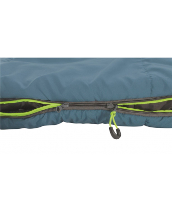 Outwell Campion Sleeping Bag 215x80cm 2 Way Open Auto Lock L Shape Ocean Blue
