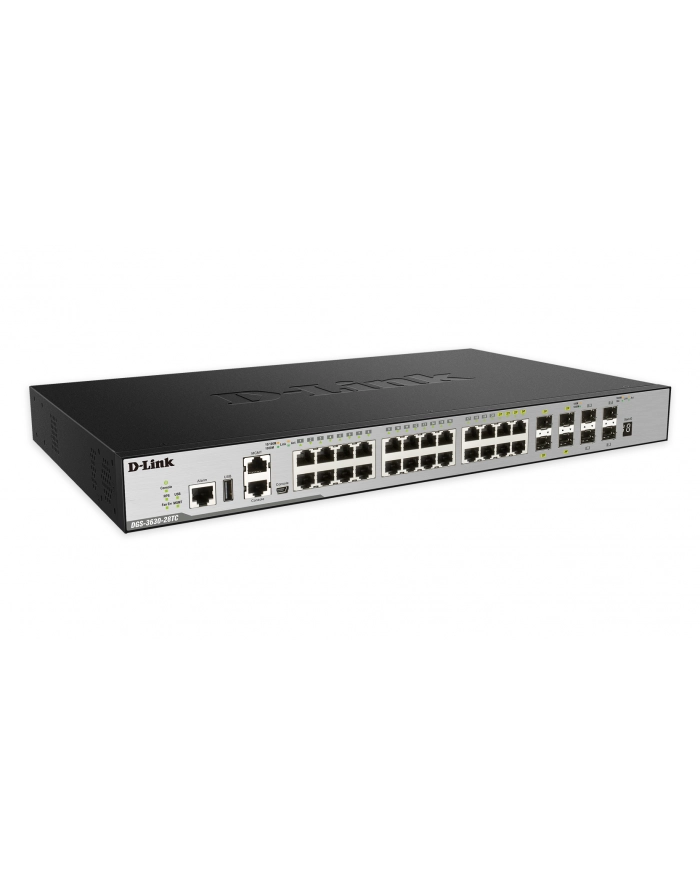 D-LINK DGS-3630-28TC/SI/E 28-Port Layer 3 Gigabit Stack Switch SI główny