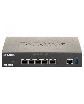 D-LINK Double-WAN Unified Services VPN Router 1 Gigabit WAN Port 3 Gigabit LAN Ports 1 Configurable Gigabit Port 950Mbps Firewall
